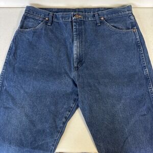 Wrangler Jeans 38x36 Cowboy Cut Western Straight USA Original Fit Med Wash 13MWZ